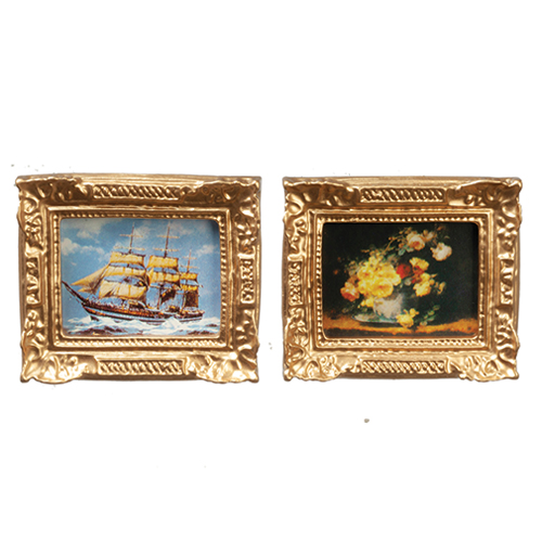 Paintings in Frame, 2 pc.